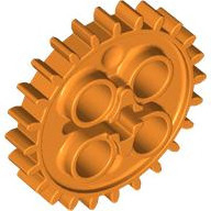 Lego ozubené kolo 24 zubů, oranžová (3648106, 4143436)
